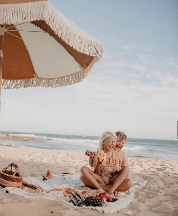 Salty Shadows Umbrella - Goldie