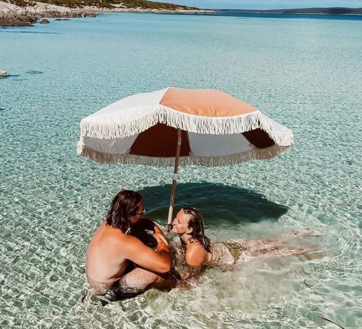 Salty Shadows Umbrella - Goldie