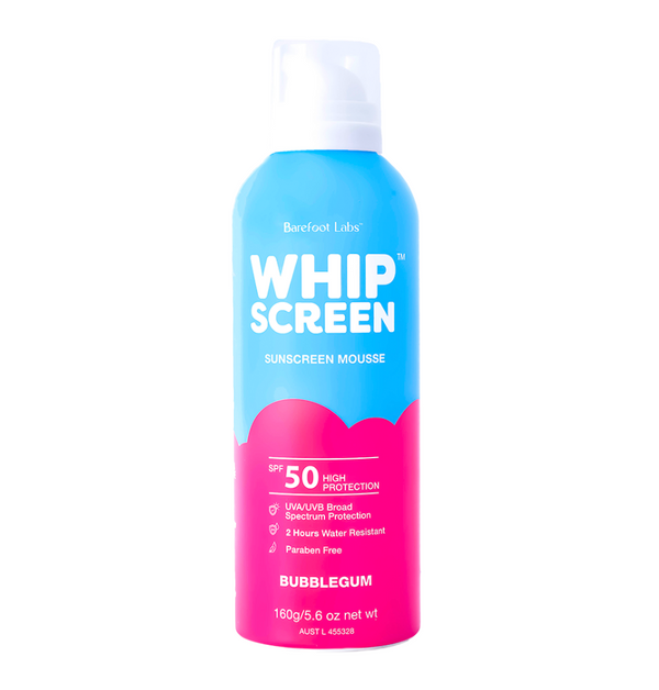 WhipScreen™ SPF50 Sunscreen Mousse - Bubblegum