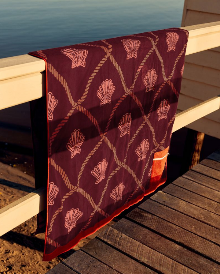 The Somewhere Co. Premium Cotton Beach Towel - Keepsakes