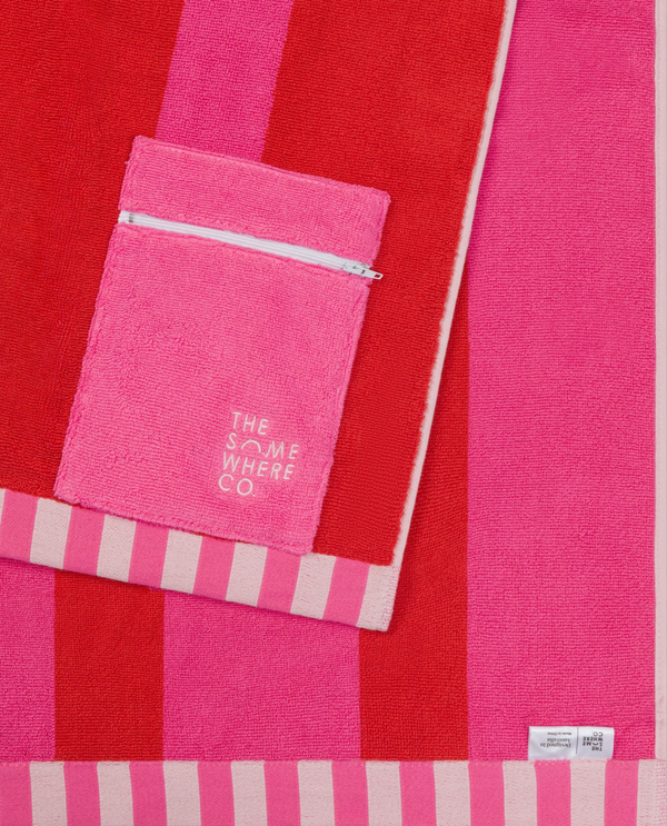 The Somewhere Co. Premium Cotton Beach Towel - Sunny Side