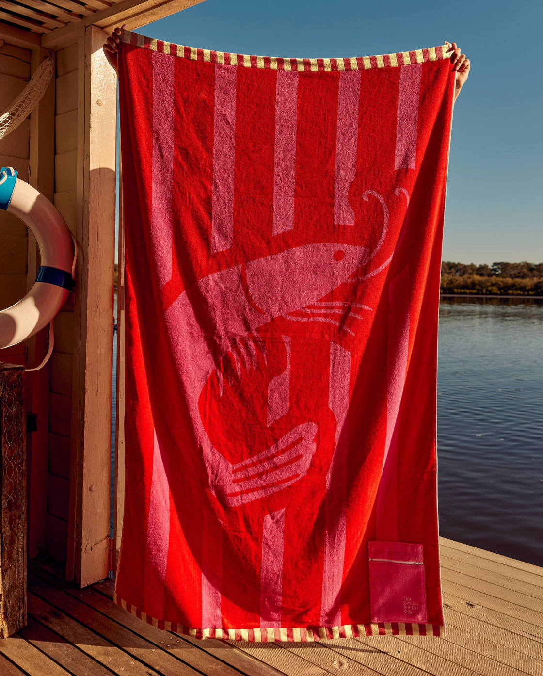 The Somewhere Co. Premium Cotton Beach Towel - Sunny Side