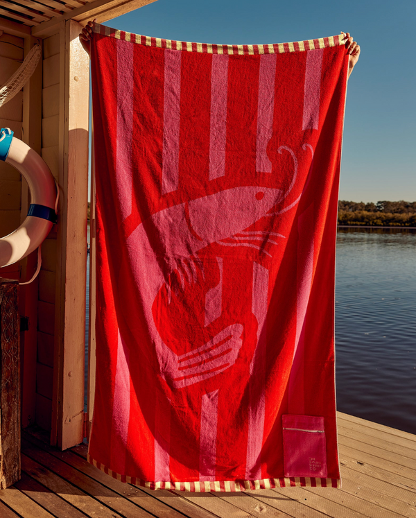 The Somewhere Co. Premium Cotton Beach Towel - Sunny Side