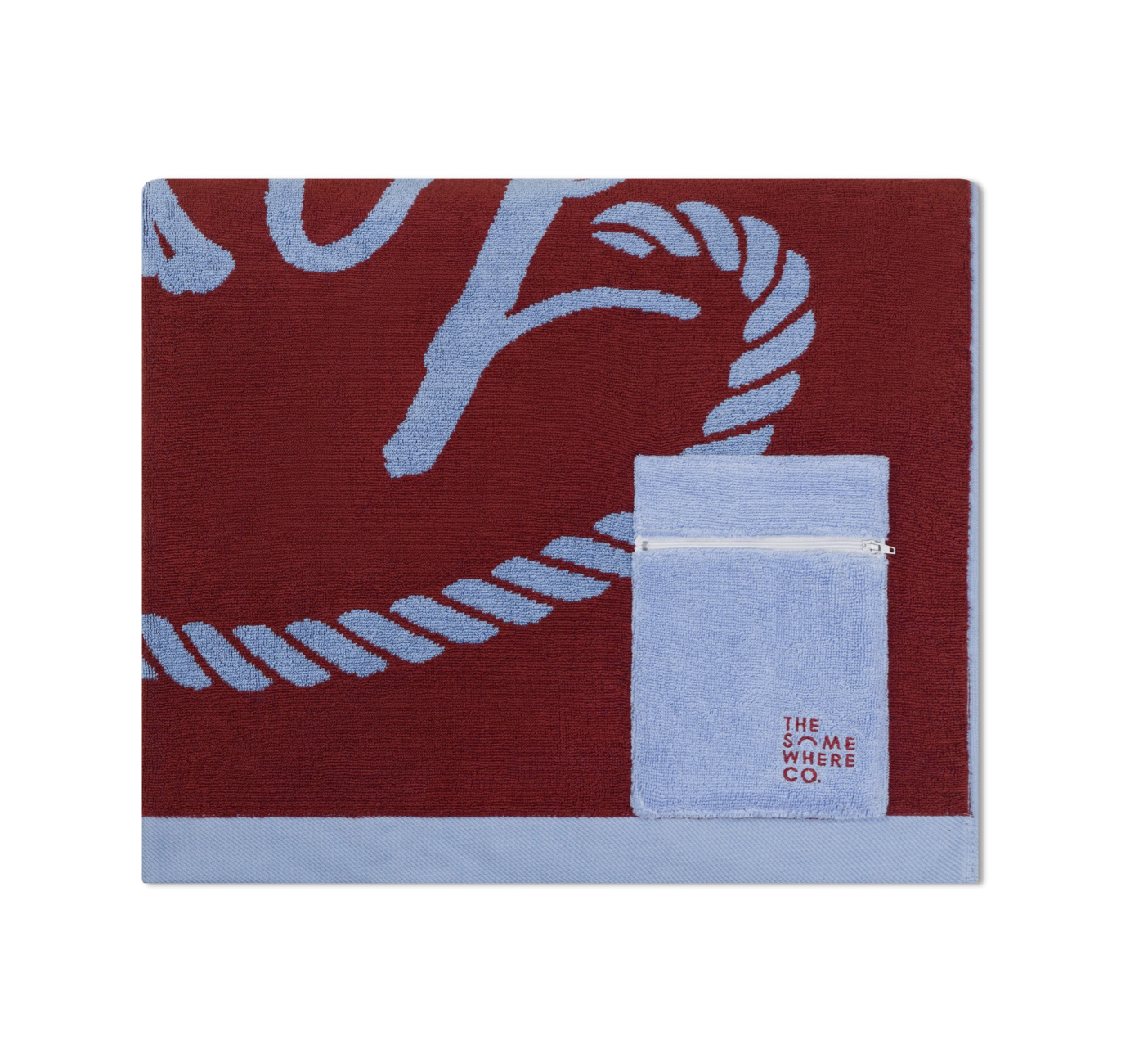 The Somewhere Co. Premium Cotton Beach Towel - Buckle Up