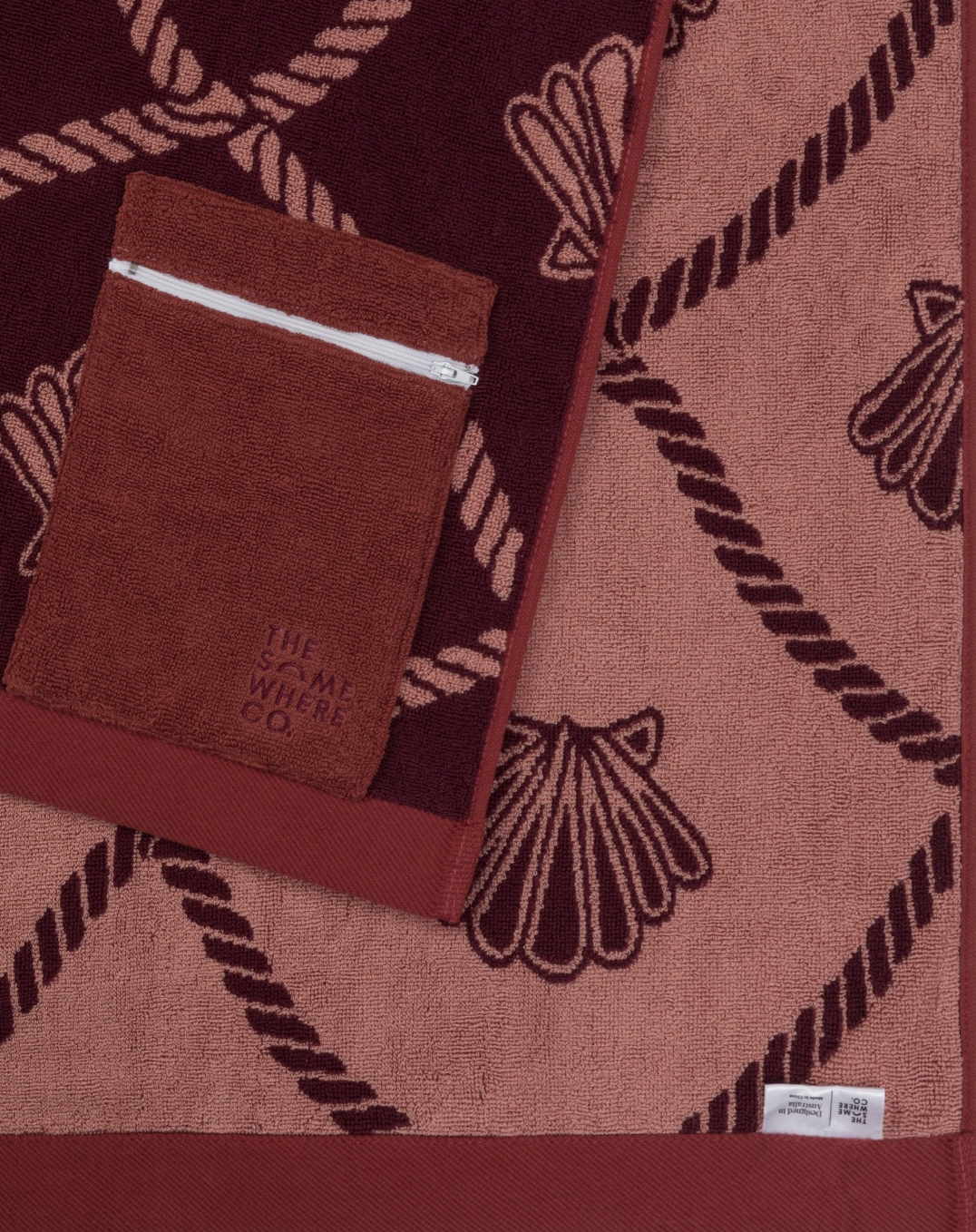 The Somewhere Co. Premium Cotton Beach Towel - Keepsakes