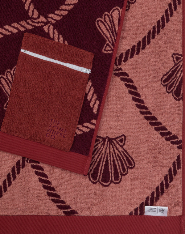 The Somewhere Co. Premium Cotton Beach Towel - Keepsakes