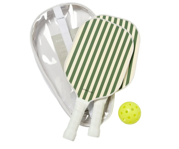 SunnyLife Beach Pickle Ball Set-Vacay Olive