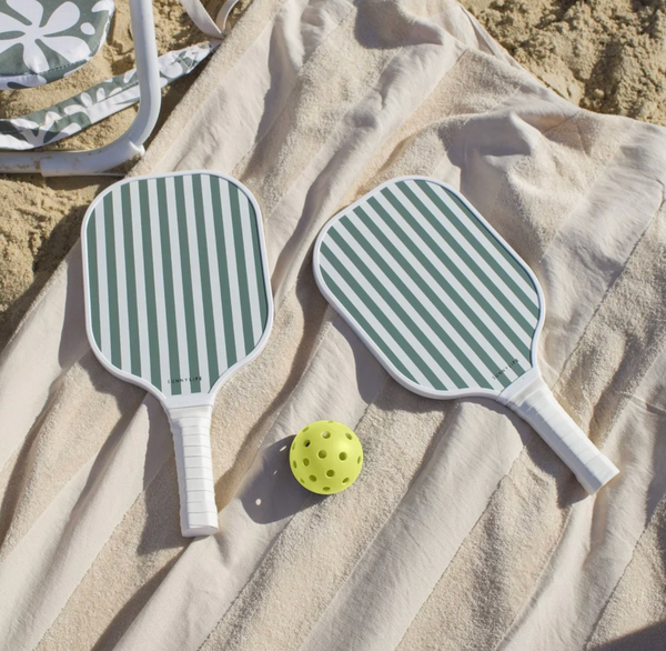 SunnyLife Beach Pickle Ball Set-Vacay Olive