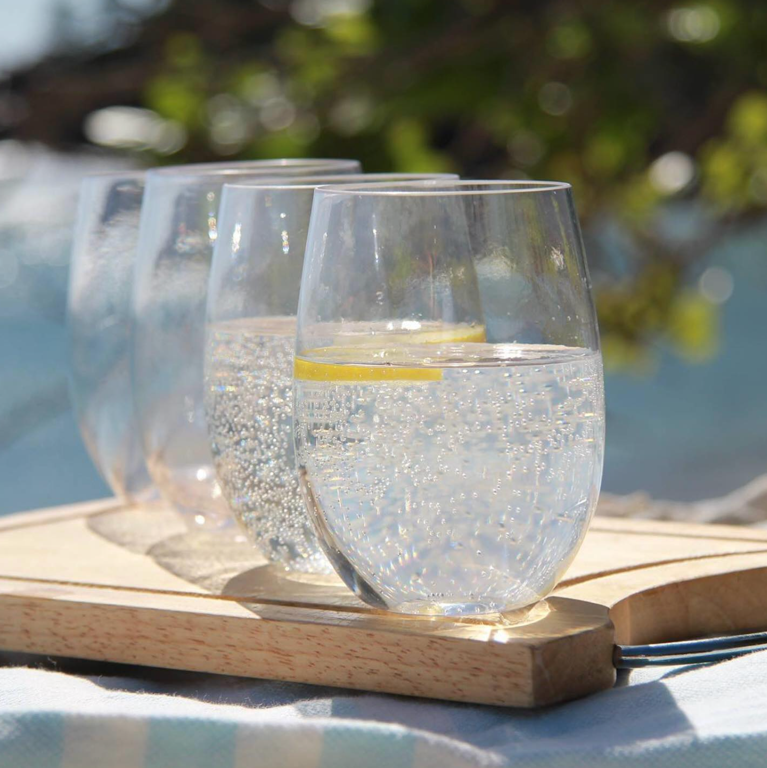 Rowdy Crowd Beach Glasses - Wine 8 Pack