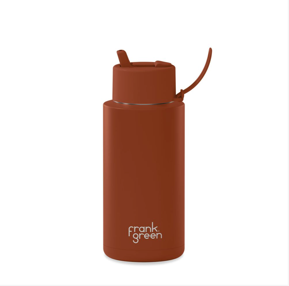 Frank Green Ceramic Reusable 1L Bottle - Toffee