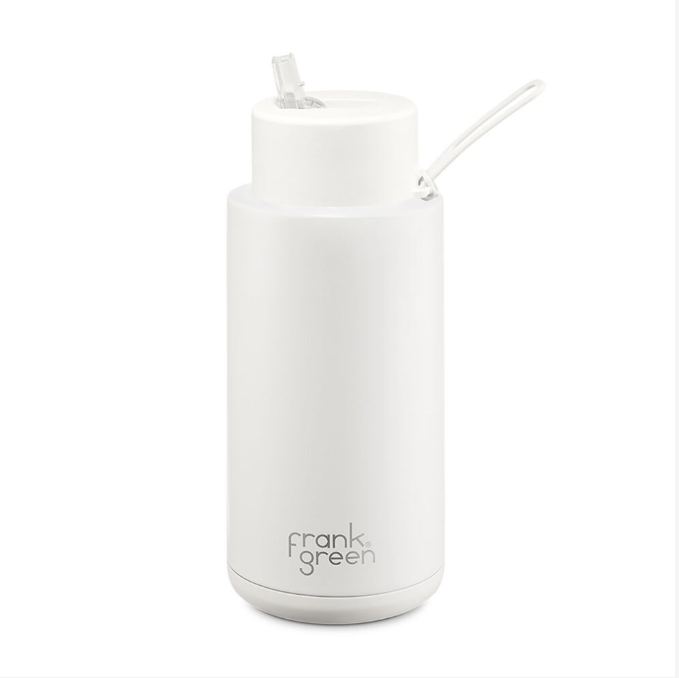 Frank Green Ceramic Reusable Bottle 1 L - Cloud