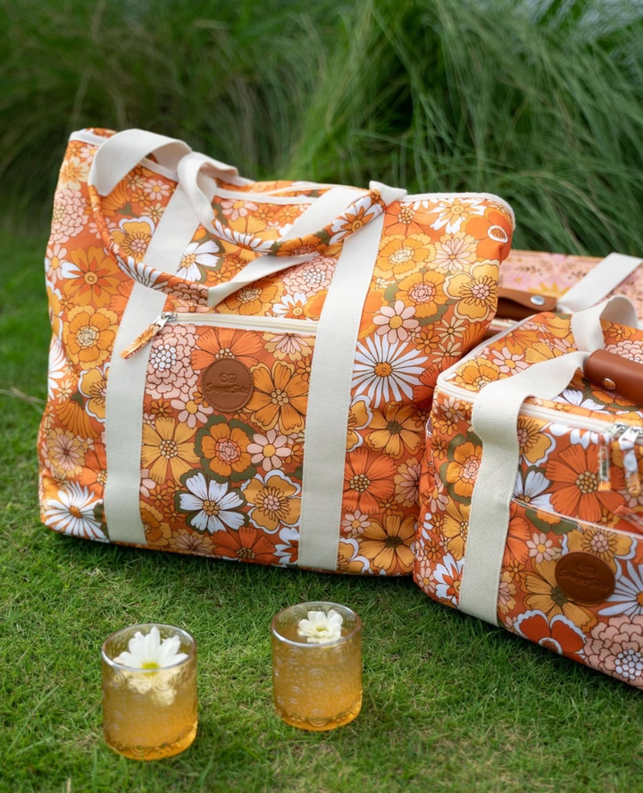 SomerSide Premium Large Beach Cooler Bag  - Golden Hour