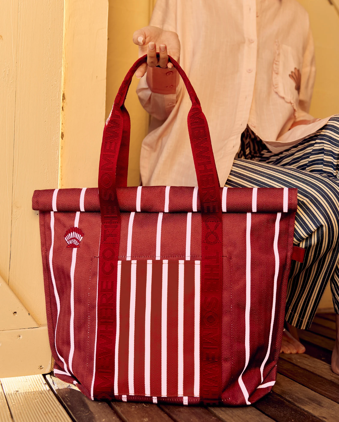 The Somewhere Co. Beach Bag -Keepsakes