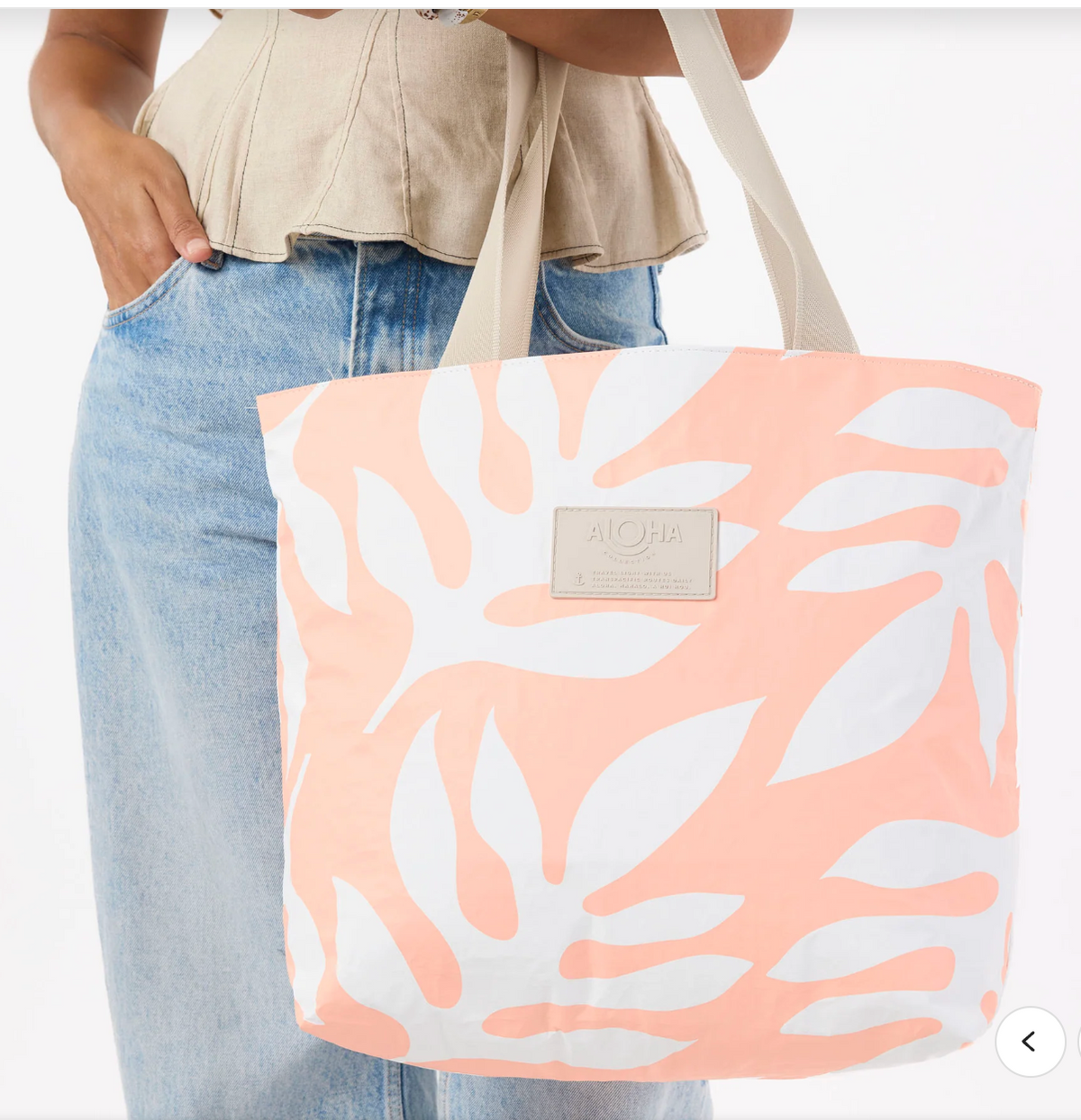 Aloha Collection Ola Day Tripper Tote- Peachy