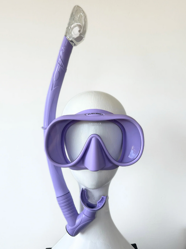 Sublime Supplies Delux Silicone Snorkel Set  - Lavender