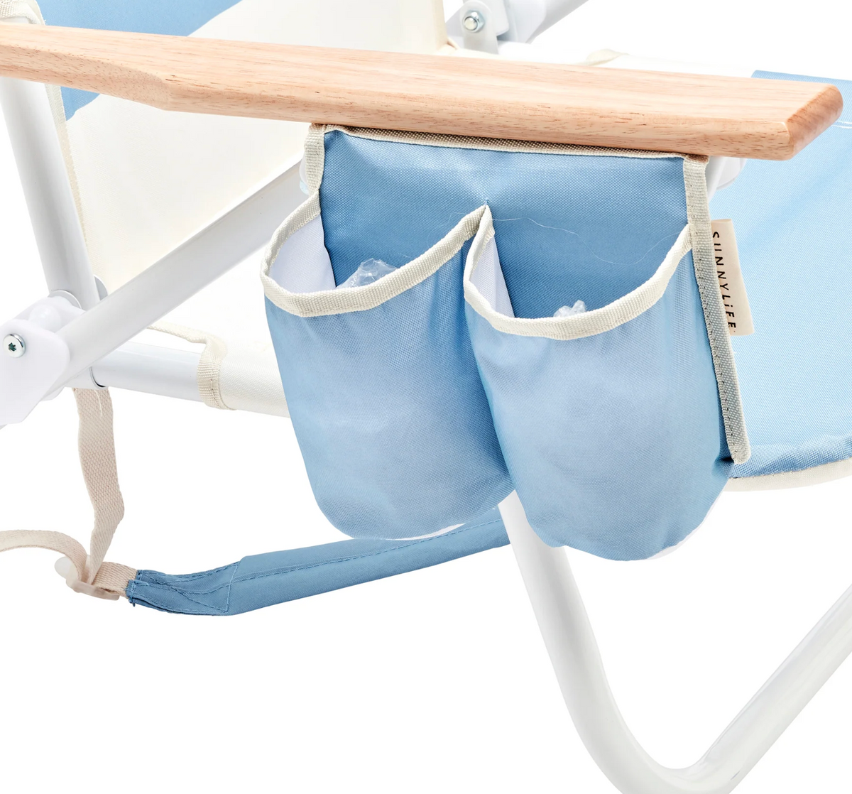 SunnyLife DeLuxe Beach Chair - La Mer Med Blue Stripe