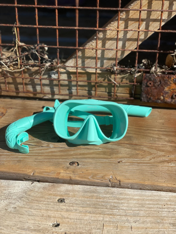 Sublime Supplies - Premium Silicone Snorkel Set  - Aqua