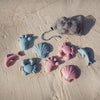 Scrunch Sand Moulds FootPrints- Dusty Rose