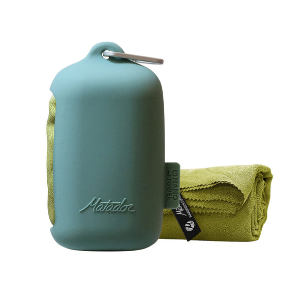 Matador - Large Nano Beach Towel - Moss/Yellow - Boatshed 7 The Original Beach Co.