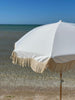 Back Beach Lane Premium Beach Umbrella - St Andrews White