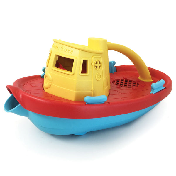 Green Toys - Tug Boat - yellow - Boatshed 7 The Original Beach Co.