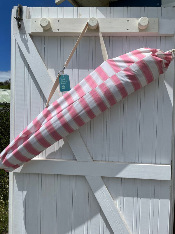 Back Beach Lane  Premium Beach Umbrella - Diamond Bay Pink