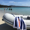 Binalong Beach & C0 Beach Towel - Freycinet Orange Stripe