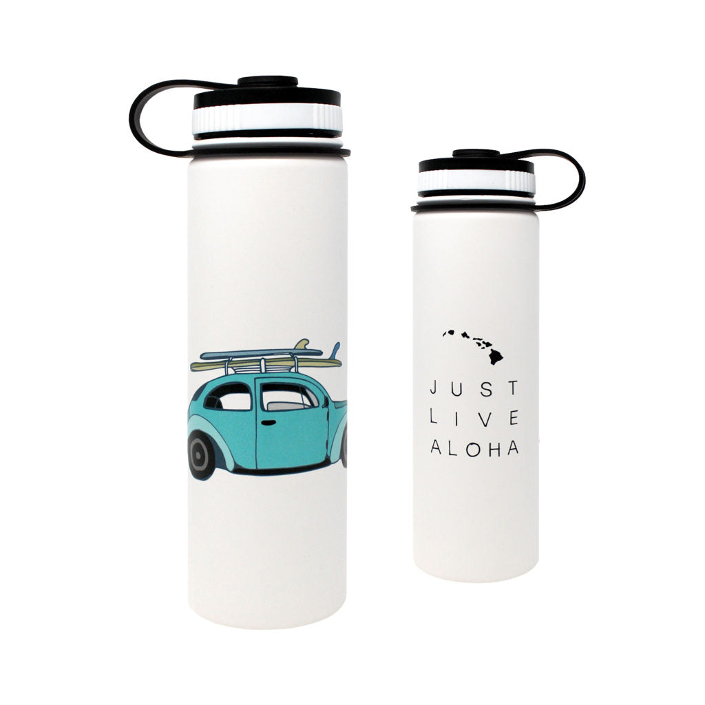 CocoNene - Water Bottle -  Just Live Aloha - 1.3 litre & 650ml - Boatshed 7 The Original Beach Co.