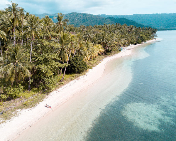 Matador - Large Pocket Beach Blanket - Ocean Print - Boatshed 7 The Original Beach Co.