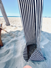 Business & Pleasure Premium Beach Cabana - Navy Stripe