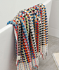 Miss April- Beach Towel - Rainbow Towel Multi