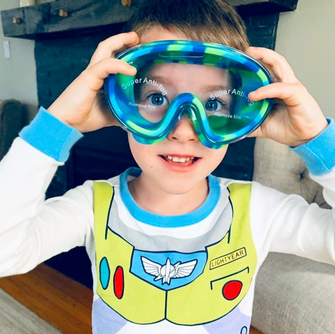 Bling2o Mask - Molten Lava Lime