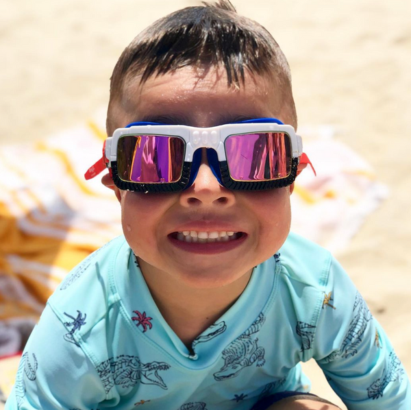 Bling2o Googles - Truck Norris Blue & White