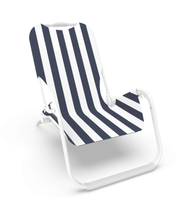 Sunflow Premium Beach Chair - Deep Blue Stripe