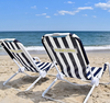 Sunflow Premium Beach Chair - Deep Blue Stripe