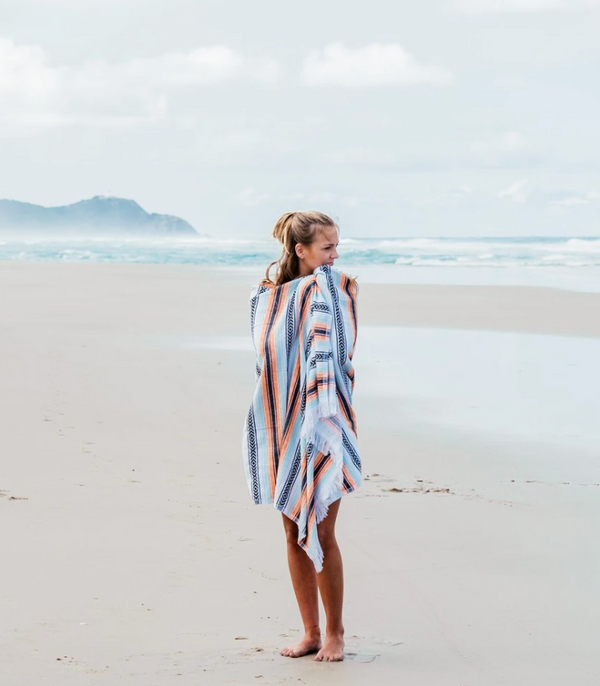 Knotty - Surf Towel - Mint & Melon