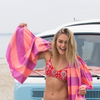 Knotty  Beach Towel - SuperBright - Sherbie