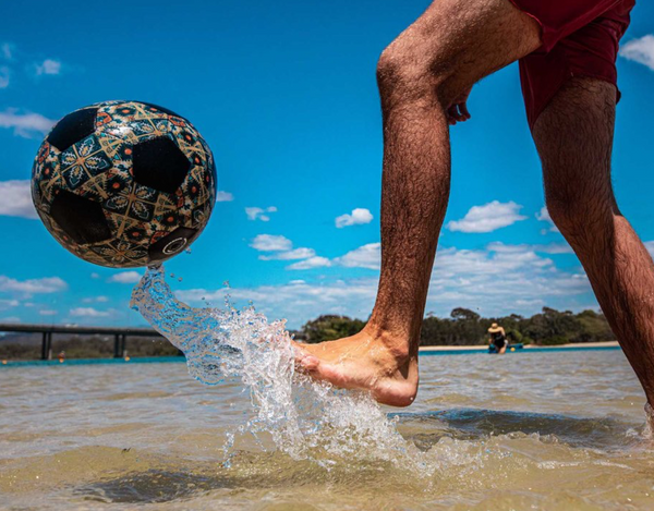 Waboba Beach Soccer Ball Neoprene - Orange Trim