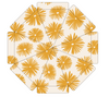 Pipi's of Rye -Premium Beach Umbrella -Coastal Floral Marigold