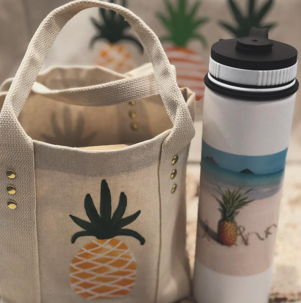 CocoNene Hawaiian Drink Bottle -  Pineapple Beach