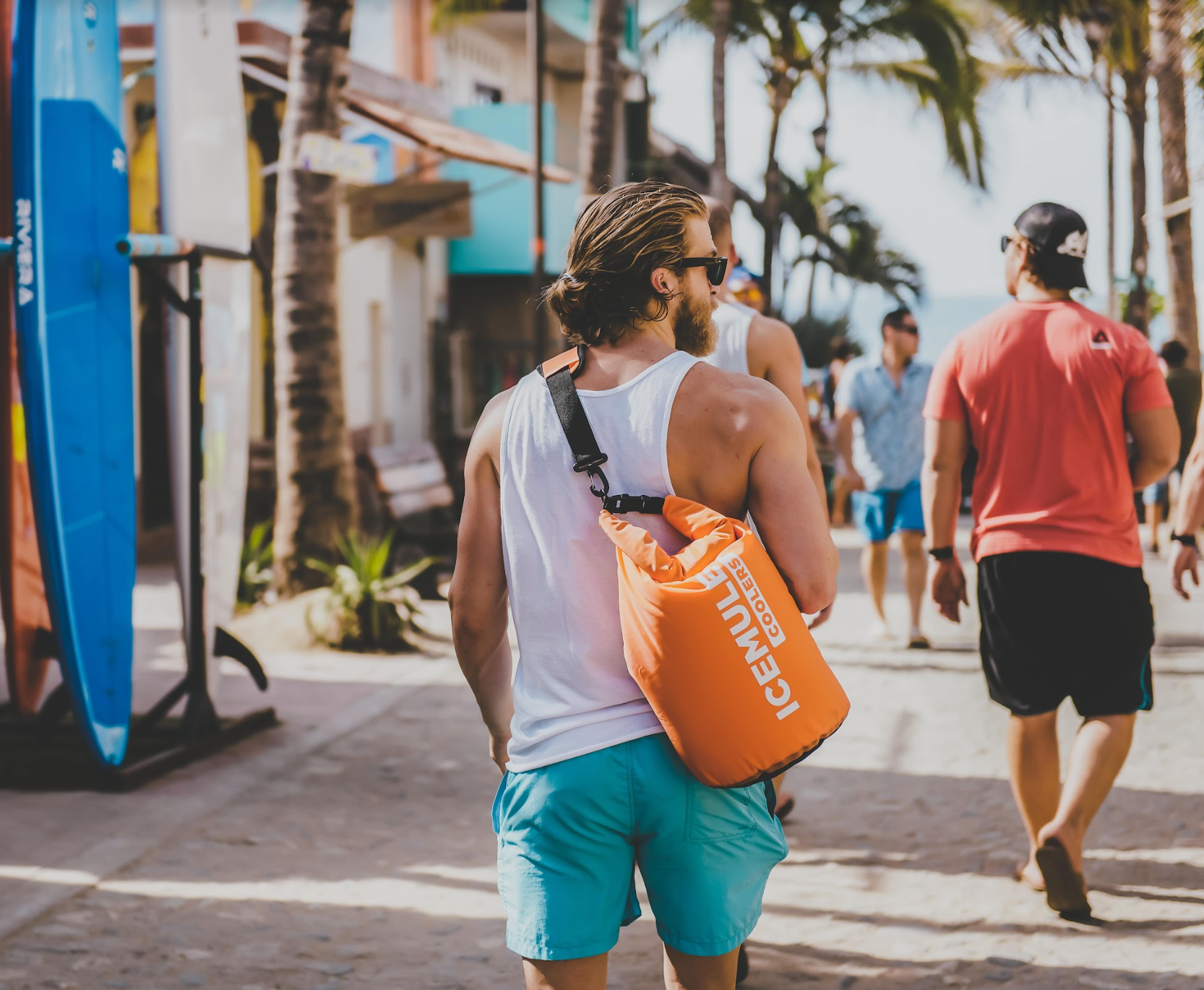 IceMule Classic Beach Coolers - Orange 15ltr