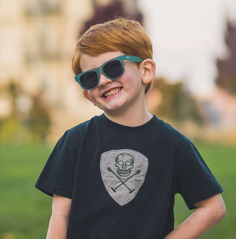 Real Shades Kids Color Changing Sunglasses Green Blue