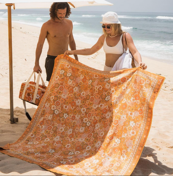 SomerSide -  Premium Extra Large Beach Blanket - Golden Hour