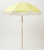 SunnyLife Premium Luxe Beach Umbrella- Limoncello