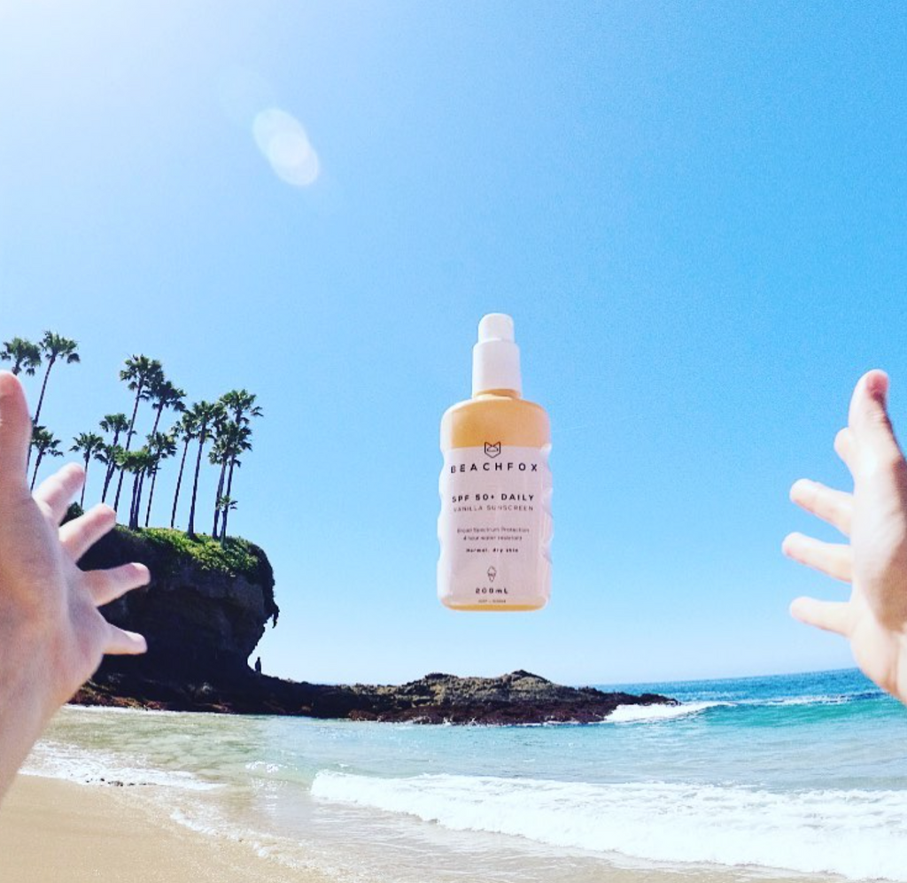 BeachFox Invisible Sunscreen SPF50 200ml - Vanilla