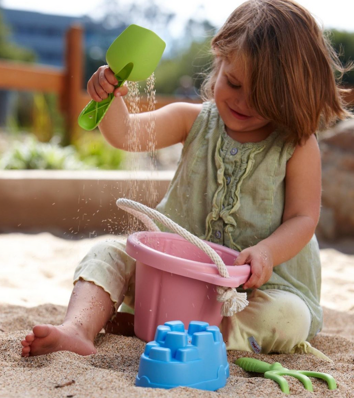 Green Toys - Sand Play Set  4 pce pink