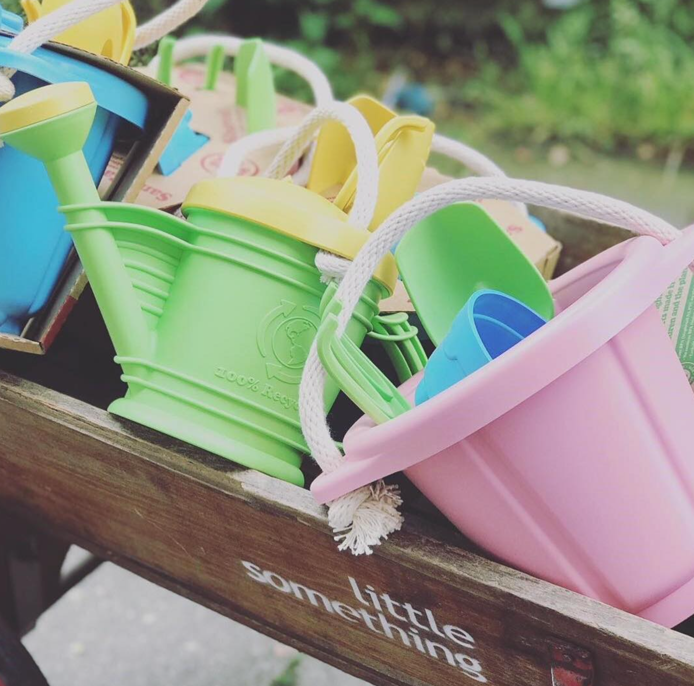 Green Toys - Sand Play Set  4 pce pink