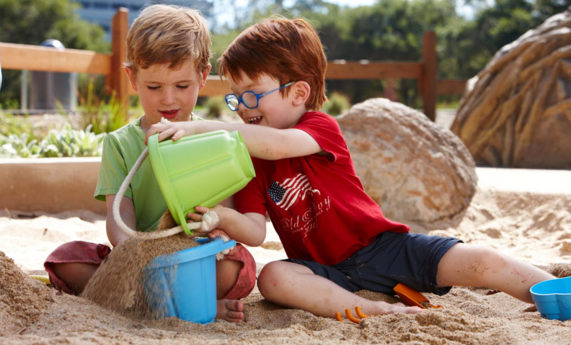 Green Toys  - Sand Play Set 4 pce green