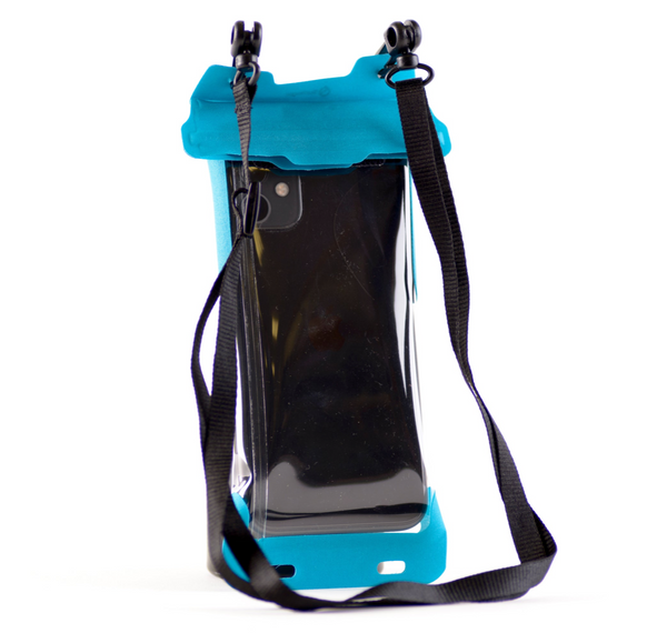 SurfLogic Waterproof Phone Dry Bag- Blue
