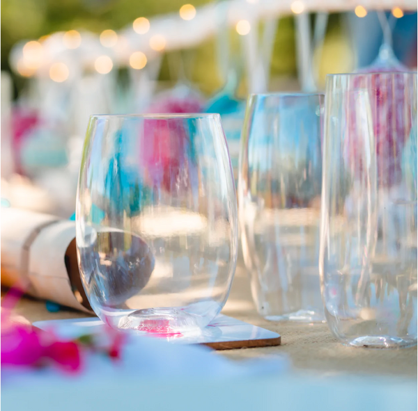 Rowdy Crowd Beach Glasses  Couples 8 pack